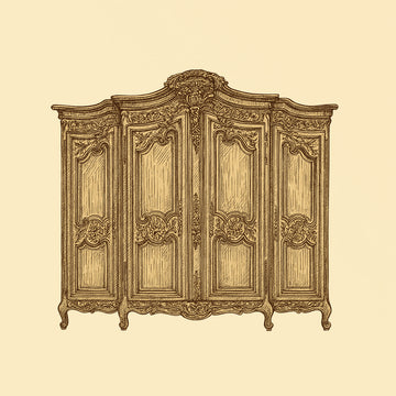 Armoires & Wardrobes - Vintage Wooden Wardrobe UK | Vintage World