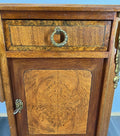 Sideboard Antique French Style Burr Wood Writing Desk Cabinet Storage LOT 15284