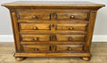 Chest of Drawers Vintage French Style Oak 4 Drawers Carved Cabinet LOT 62582