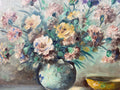 Oil Painting Vintage French Style Signed Floral Gilt Frame Wall Art LOT 61148
