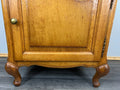 Pair of Bedside Tables Vintage French Louis Oak Cabinets Nightstands LOT 35194