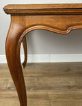 Dining Table Vintage French Style Oak Carved Folding Extendable Table LOT 63556