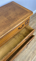 Chest of Drawers Vintage French Louis Oak 3 Drawers Carved Cabinet LOT 625910