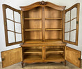 Bookcase Vintage French Louis XIV Style Oak Display Cabinet Sideboard LOT 493414