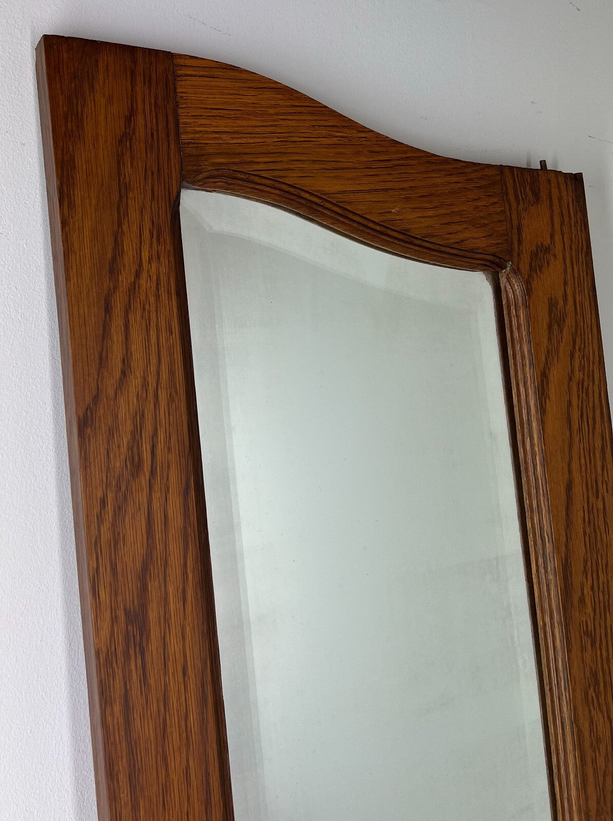 Mirror Antique French Style Oak Wall Mirror Decorative Frame LOT 31173