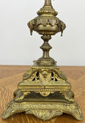 Pair of Candelabra Antique French Style Brass Five Arm Candle Holders LOT 602512