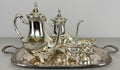 Coffee Set Vintage French Style Tea Coffee Serving Tray with Pot LOT 6433