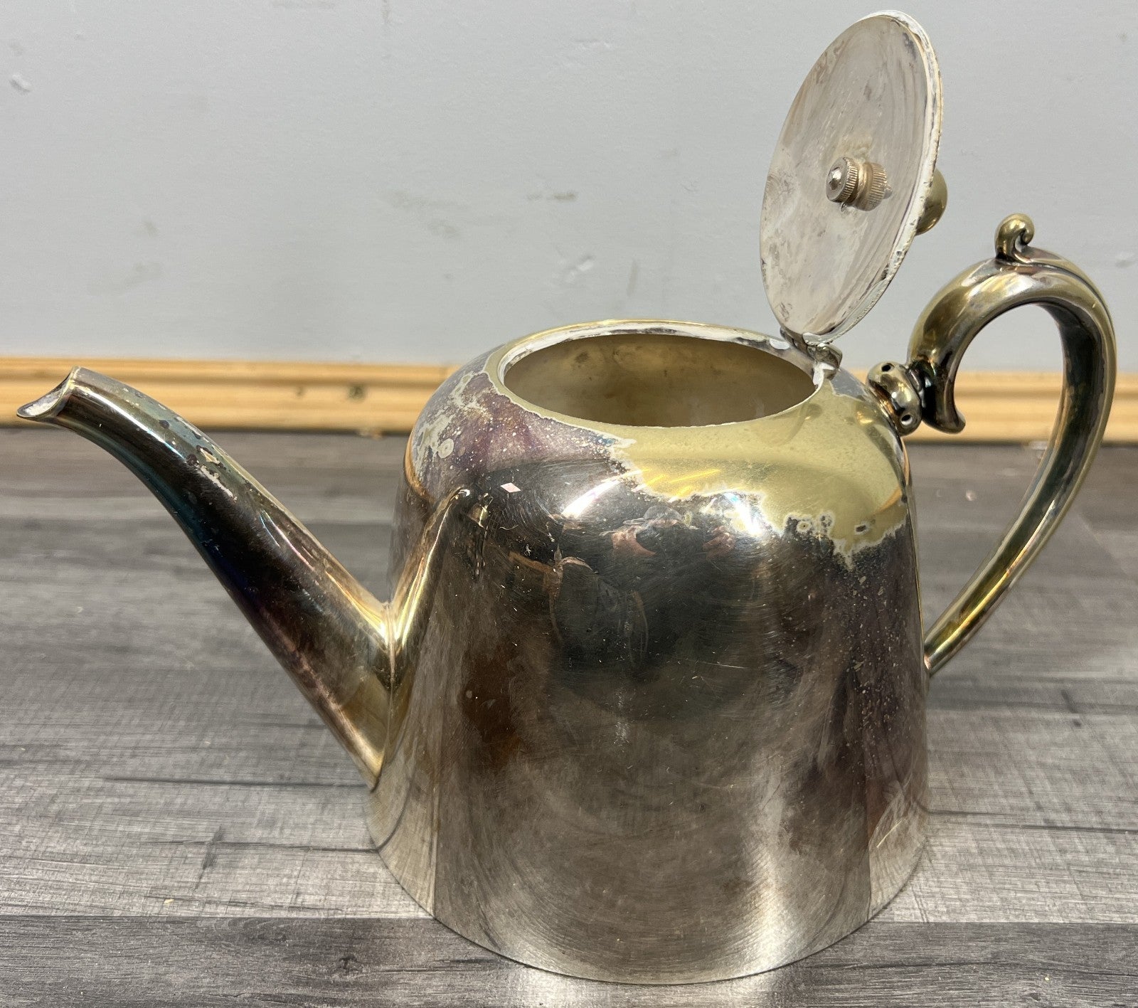 Vintage French Tea and Coffee Set Silver Plated 6-Piece with Tray LOT 44176