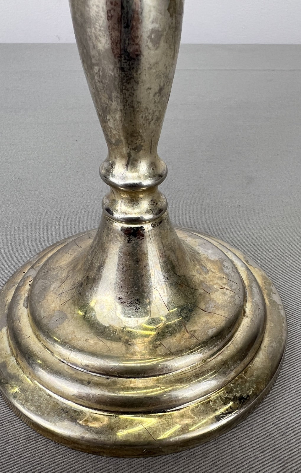 Pair of Candelabras Vintage French Style Metal Five Arm Candle Holders LOT 6483