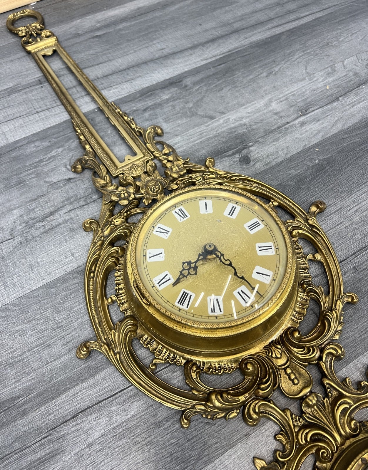 Barometer Vintage French Weather Station Thermometer Hygrometer LOT 44245