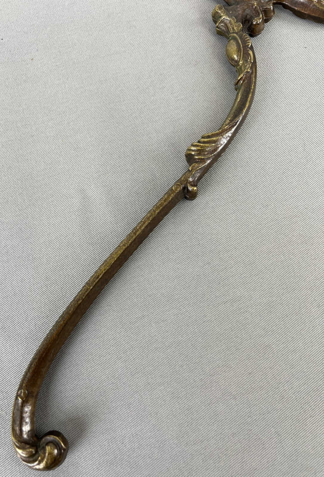 Clothes Hangers Vintage Style Brass Set of Two Ornate Hangers LOT 6432