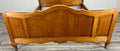 Bed Vintage French Louis XVI Oak Double Bed Frame Carved Headboard LOT 36643