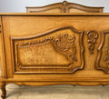 Bed Vintage French Louis XVI Style Double Frame Carved Headboard LOT 63914