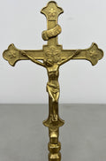 Crucifix Vintage French Style Jesus Christ Standing Religious Cross LOT 64273