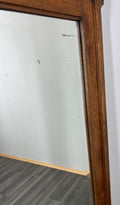 Antique French Style Carved Wall Mirror Oak Ornate Wall Frame LOT 45467