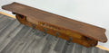 Coat Rack Antique French Carved Oak Wall Mounted 4 Hook Rack Hanger LOT 31087