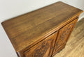 Cabinet Vintage French Louis XIV Oak Sideboard with Carved Cupboard LOT 62519