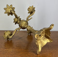 Candelabra Vintage Brass Five Arm Ornate Candle Holder LOT 4033
