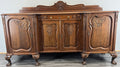 Sideboard Vintage French Buffet Oak Carved Cabinet Ornate Cupboard LOT 45100