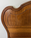 Headboard Antique French Style Walnut Double Bed Carved Headboard LOT 64524