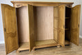 Wardrobe Vintage French Style Oak Four Door Carved Armoire Cabinet LOT 611611