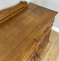 Sideboard Vintage French Louis Style Oak 4 Door Cupboard Carved Cabinet LOT 636315