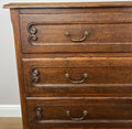 Chest of Drawers Vintage French Louis Oak 4 Drawers Carved Cabinet LOT 62693