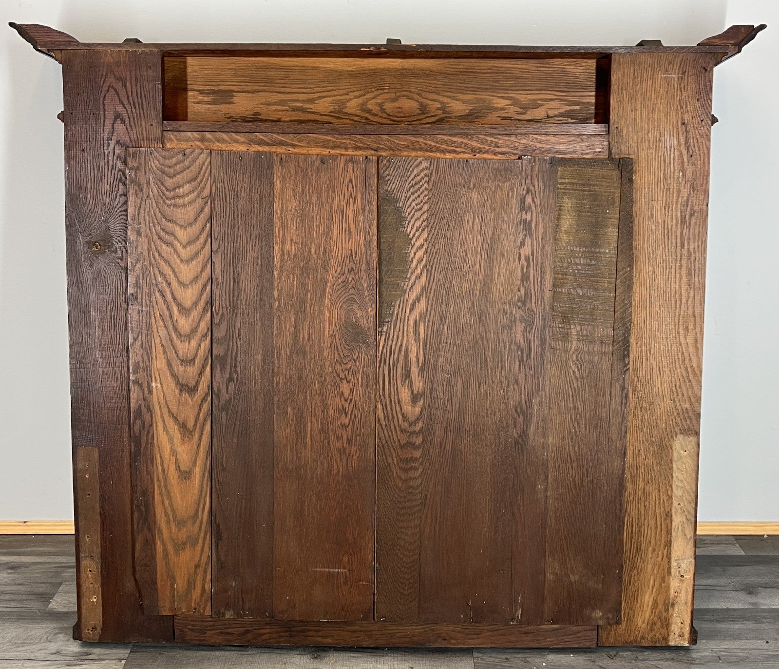 Antique French Style Carved Oak Wall Mirror Home Decor Wall Frame LOT 45519