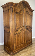 Wardrobe Vintage French Style Oak Two Door Bedroom Storage Armoire LOT 6489