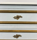 Chest of Drawers Vintage French Shabby Chic 3 Drawers Carved Cabinet LOT 45556