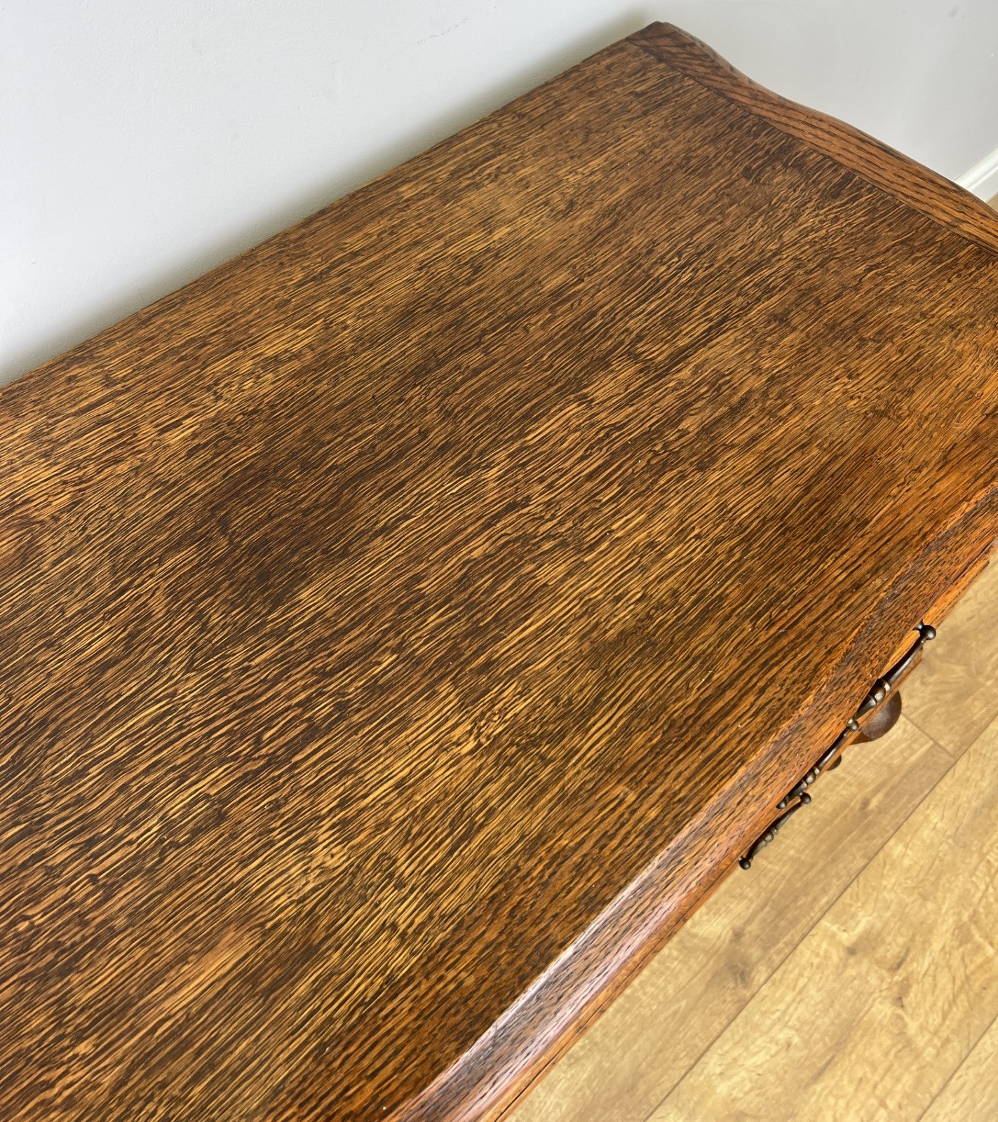 Chest of Drawers Vintage French Louis Oak 3 Drawers Carved Cabinet LOT 62709