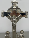 Crucifix Vintage French Style Metal Ornate Religious Figure LOT 64204