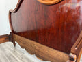 Bed Antique French Style Mahogany Double Bed Frame Carved Headboard LOT 473315