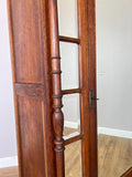 Wardrobe Antique French Style Oak Mirrored Door Carved Armoire LOT 6539