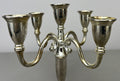 Pair of Candelabras Vintage French Style Metal Five Arm Candle Holders LOT 6485