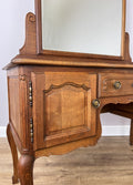 Dressing Table with Mirror Vintage French Oak Louis Vanity Table Makeup LOT 631711