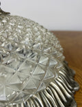 Ceiling Lamp Vintage French Pendant Glass Flush Mount Light Fixture LOT 60643