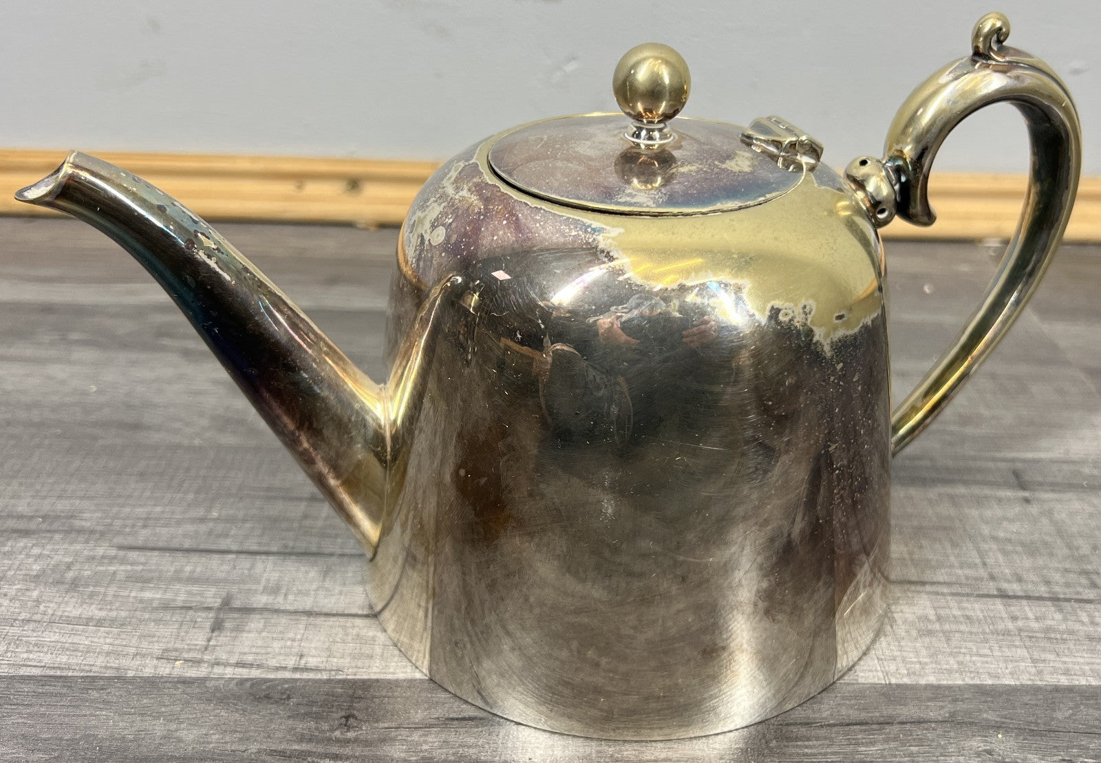 Vintage French Tea and Coffee Set Silver Plated 6-Piece with Tray LOT 44175