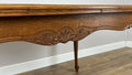 Dining Table Vintage French Louis XVI Carved Oak Extendable Table LOT 63579