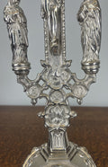 Crucifix Vintage French Style Metal Ornate Religious Altar Cross LOT 47634