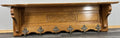 French Vintage Style Coat Rack Oak 6 Hooks Ornate Wall Shelf Coat LOT 47252