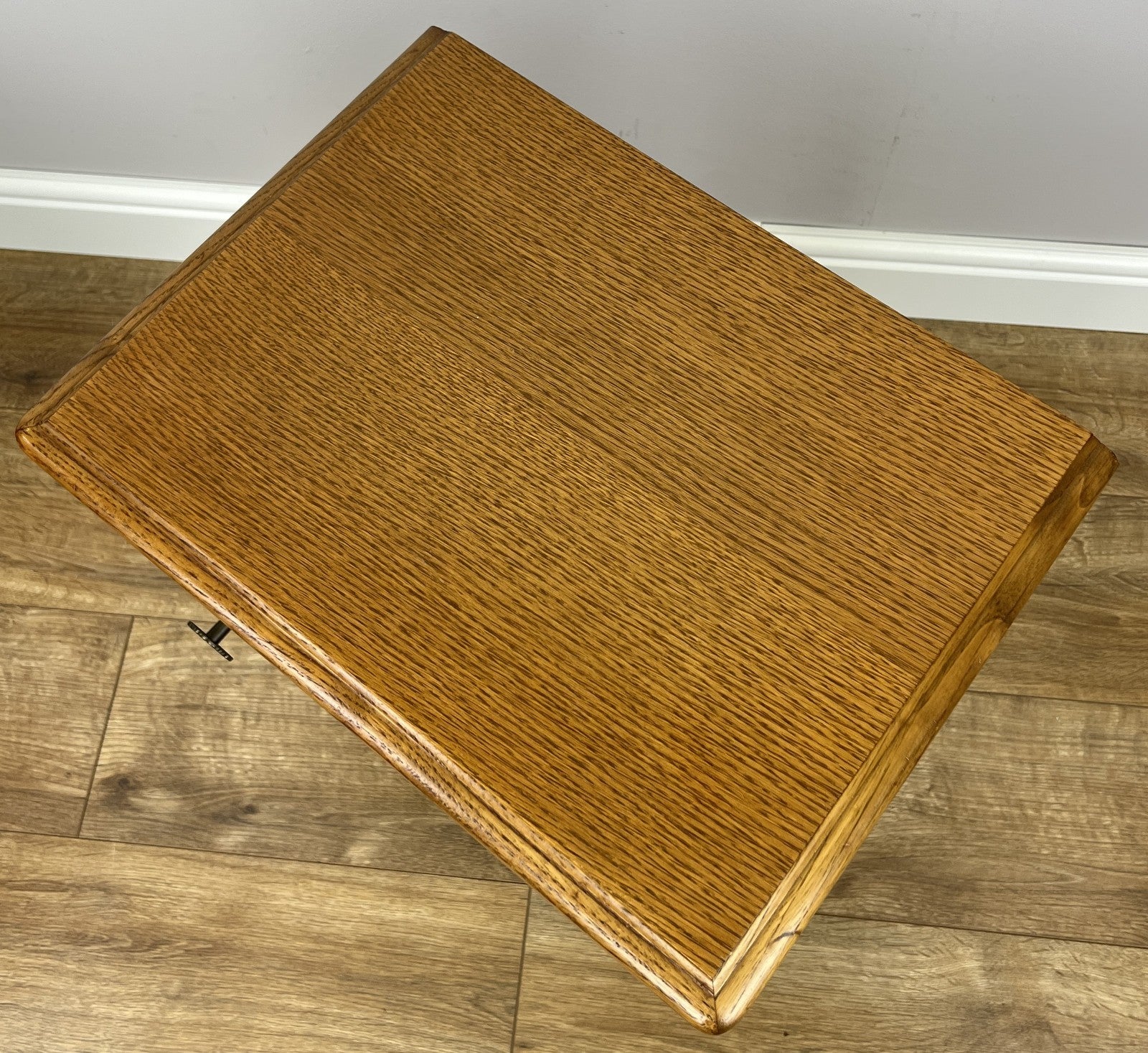 Pair of Bedside Tables Vintage French Louis Oak Nightstands Cabinets LOT 62177
