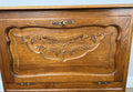 Cabinet Vintage French Louis XVI Style Oak Carved Storage Cupboard LOT 49684