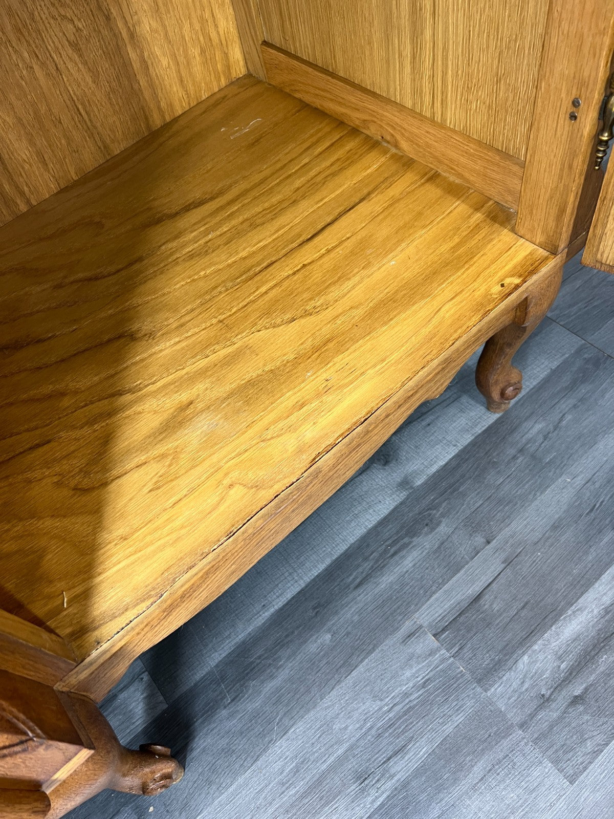 Sideboard Vintage French Louis XVI Style Buffet Oak Cabinet Cupboard LOT 449613