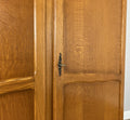 Wardrobe Vintage French Louis Oak Two Door Bedroom Storage Armoire LOT 6536