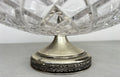 Bomboniere Vintage French Crystal Cut Three Tier Serving Cake Stand LOT 6439