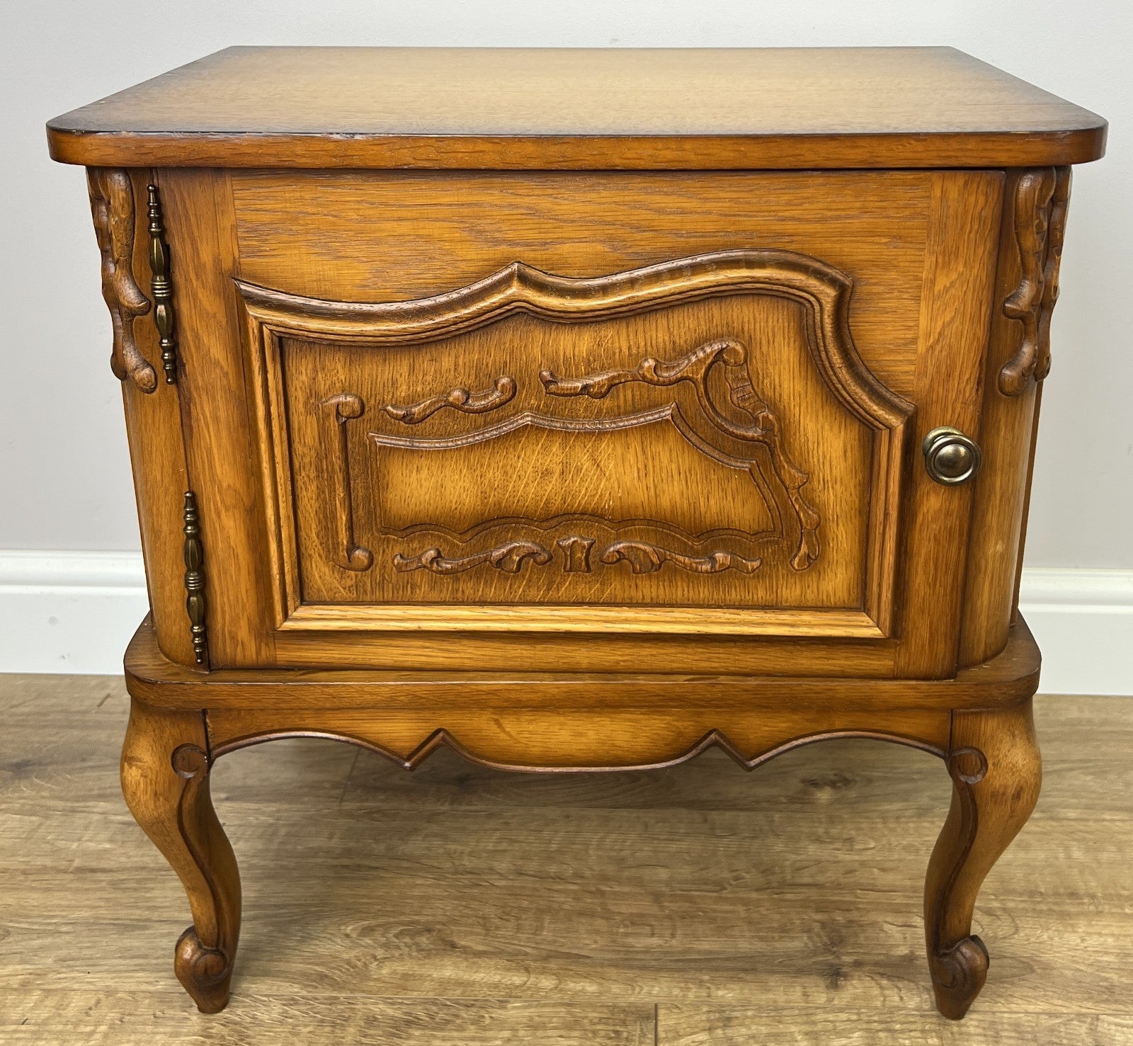 Pair of Bedside Tables Vintage French Louis XVI Nightstands Cabinets LOT 63921