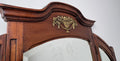 Mirror Antique French Style Walnut Triple Folding Dressing Table Mirror LOT 61395