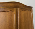 Wardrobe Vintage French Louis Oak Two Door Bedroom Storage Armoire LOT 6523