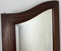 Mirror Antique French Style Wall Mirror Walnut Carved Decorative Frame LOT 61872